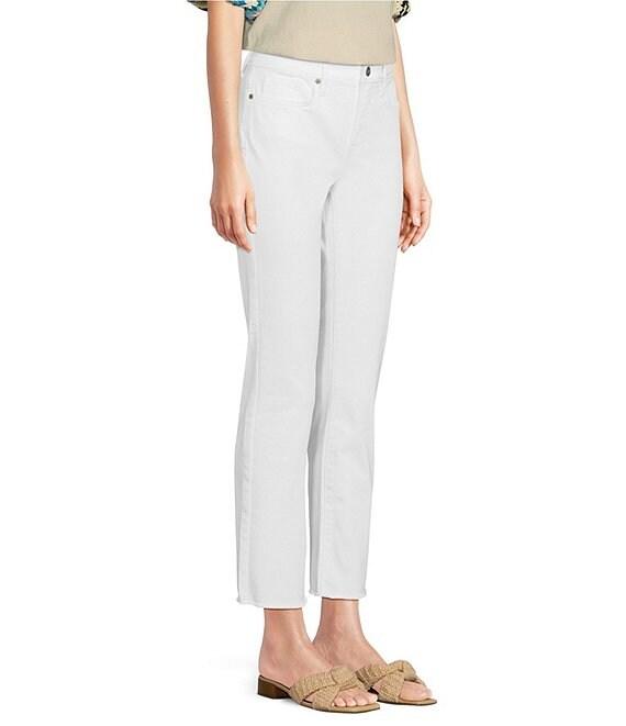 NYDJ Petite Size Sheri Slim Fit Mid Rise Ankle Stretch Denim Jeans Product Image