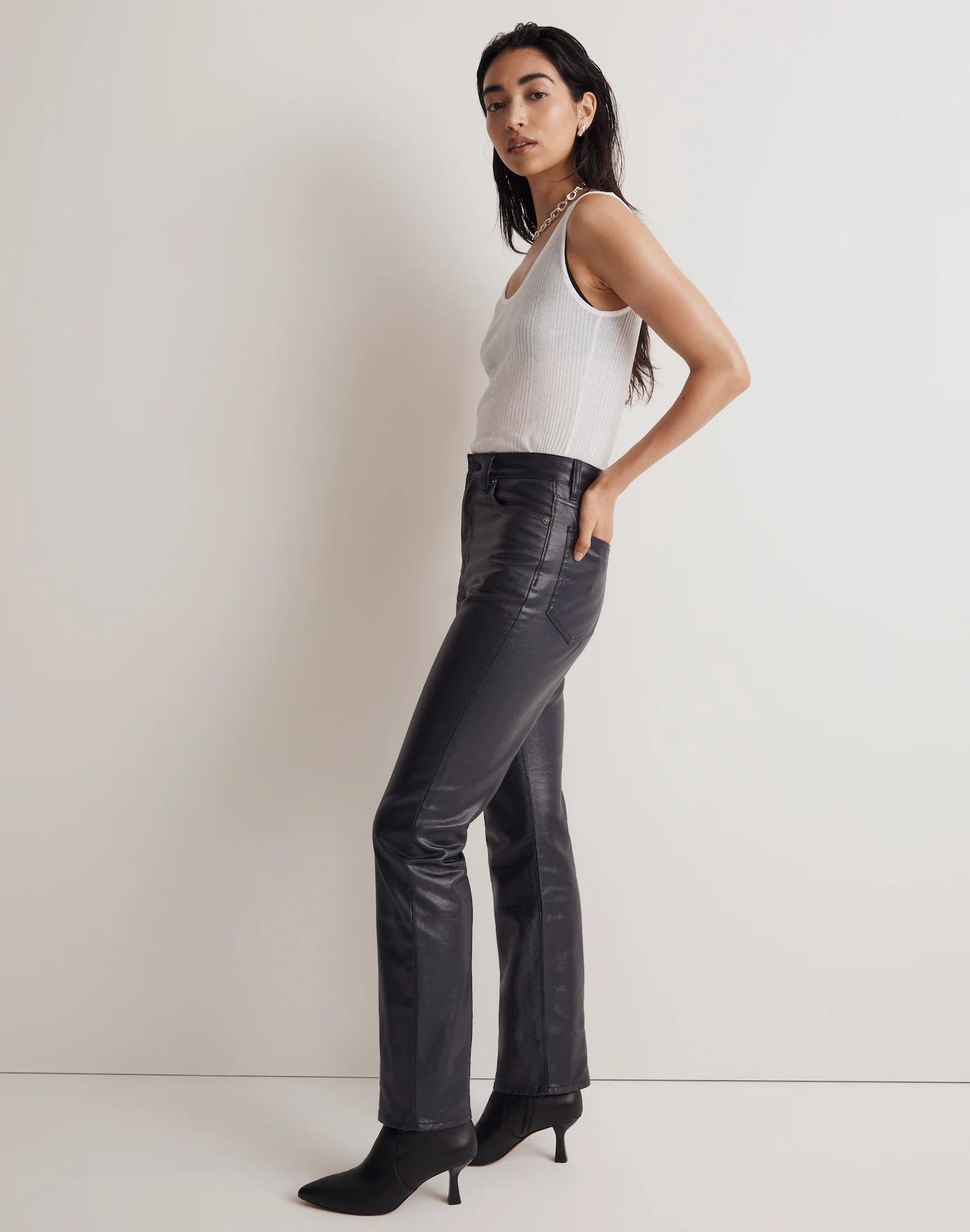 The '90s Straight Jean in Midnight Blue Foil Product Image