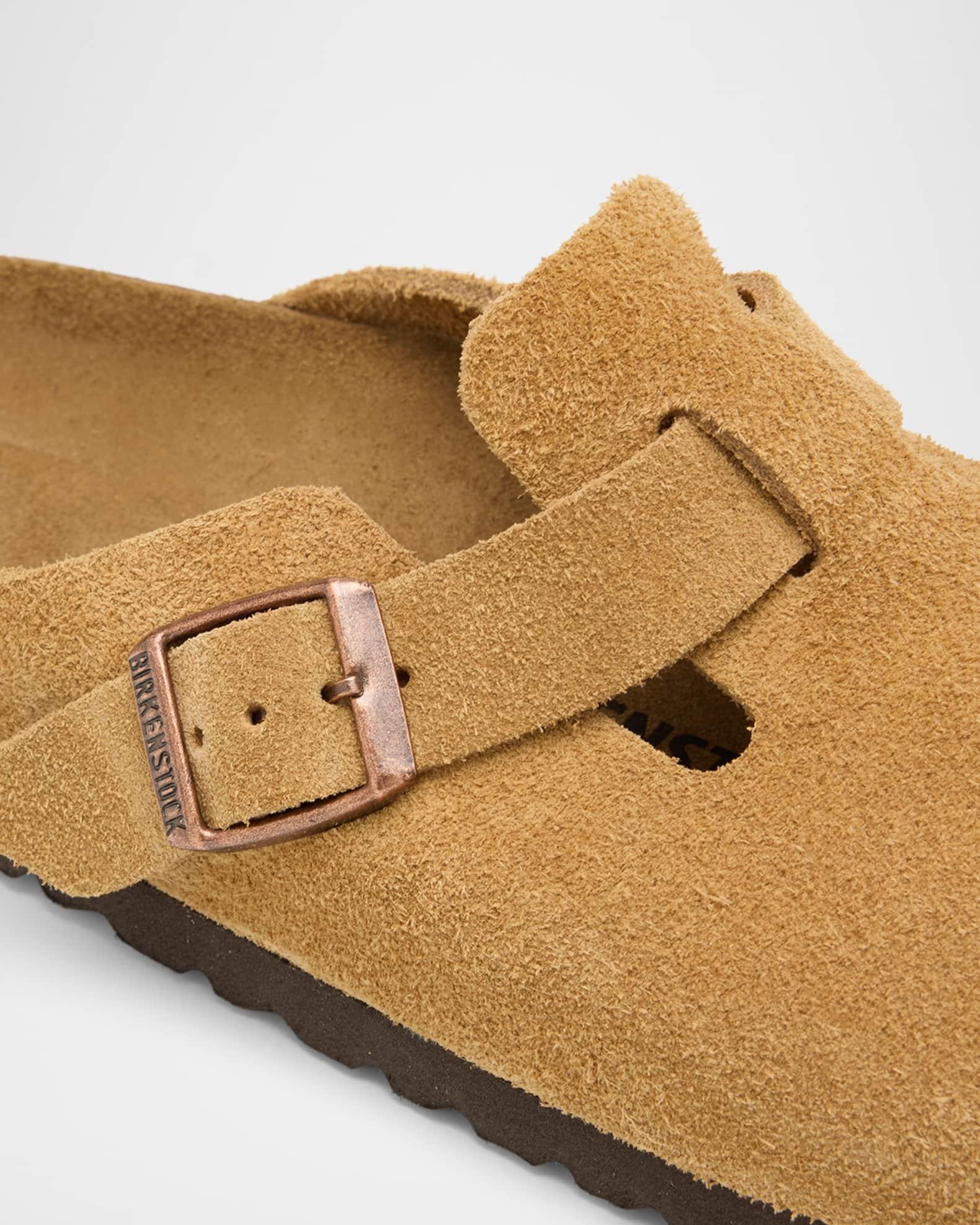 Boston Suede Buckle Slide Clogs Product Image