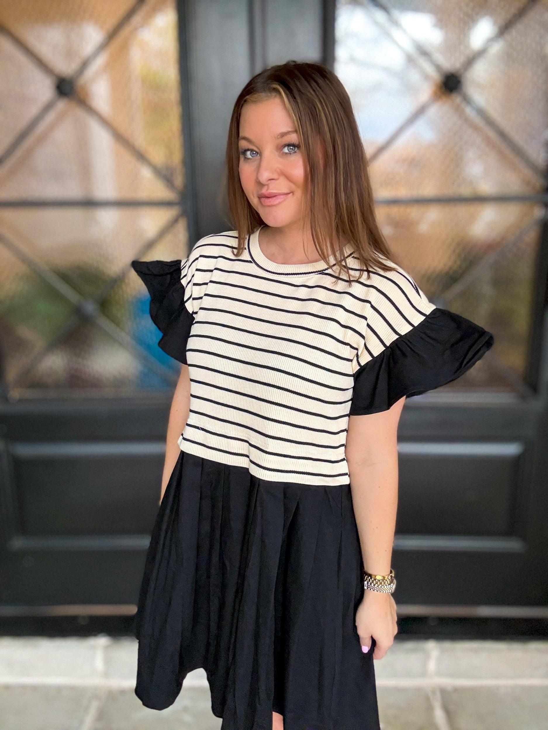 Joanna Stripe Dress Product Image