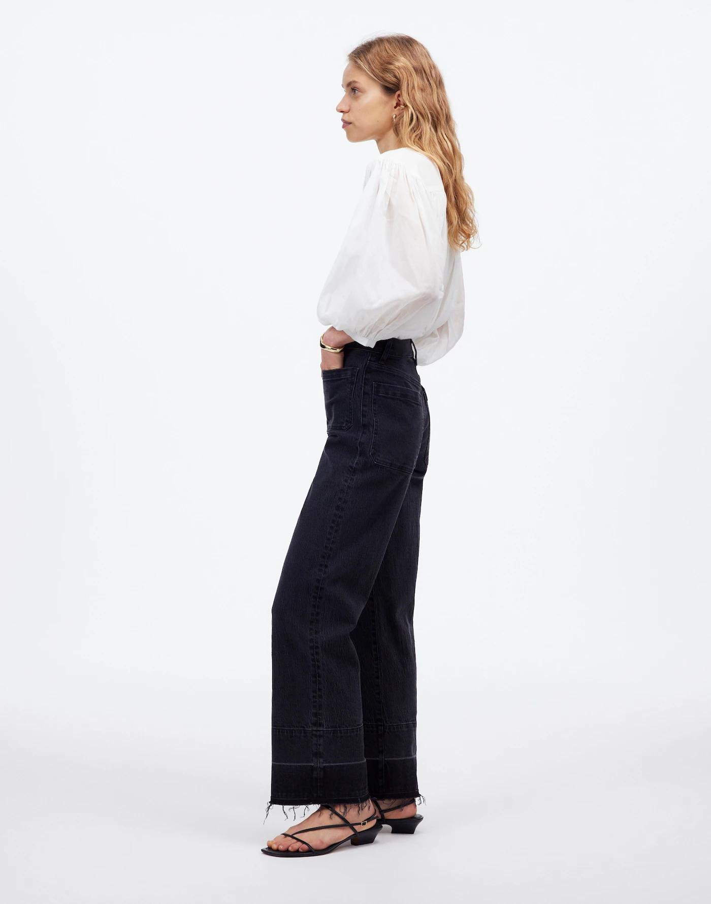 Emmett Wide-Leg Jean: Let Down Hem Edition Product Image
