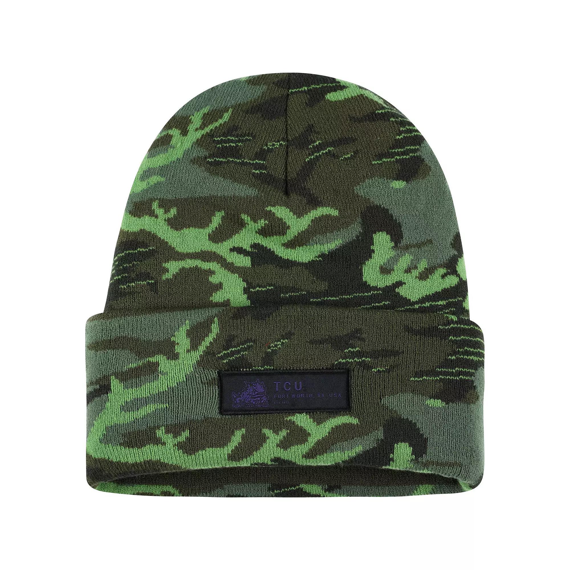 Men's Nike Camo Air Force Falcons Veterans Day Cuffed Knit Hat, Afa Green Product Image