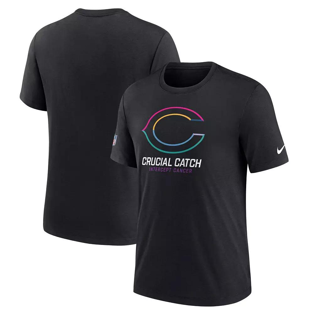 Men's Nike Black Chicago Bears 2024 NFL Crucial Catch Big & Tall T-Shirt,  Product Image
