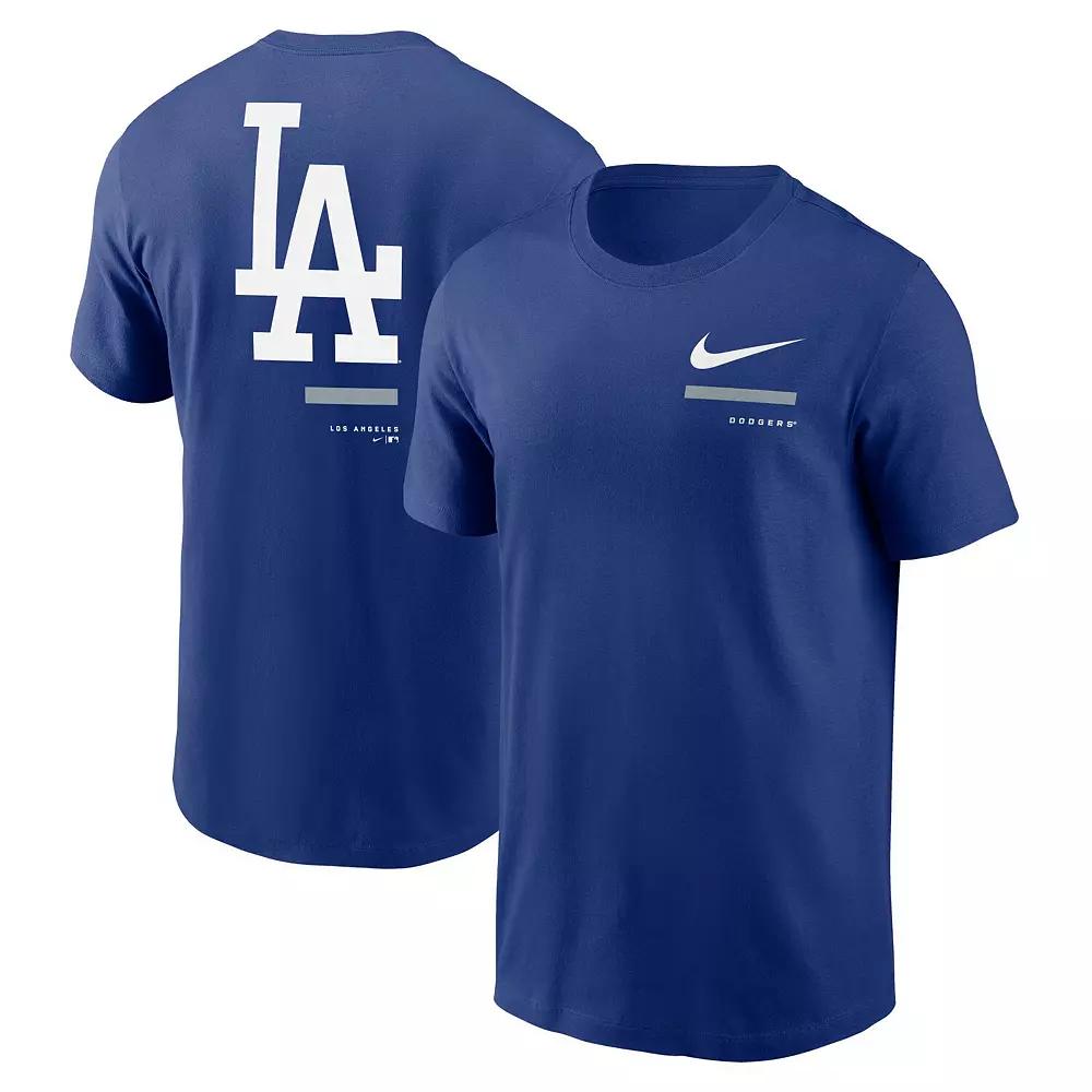 Men's Nike Royal Los Angeles Dodgers Over the Shoulder T-Shirt,  Product Image