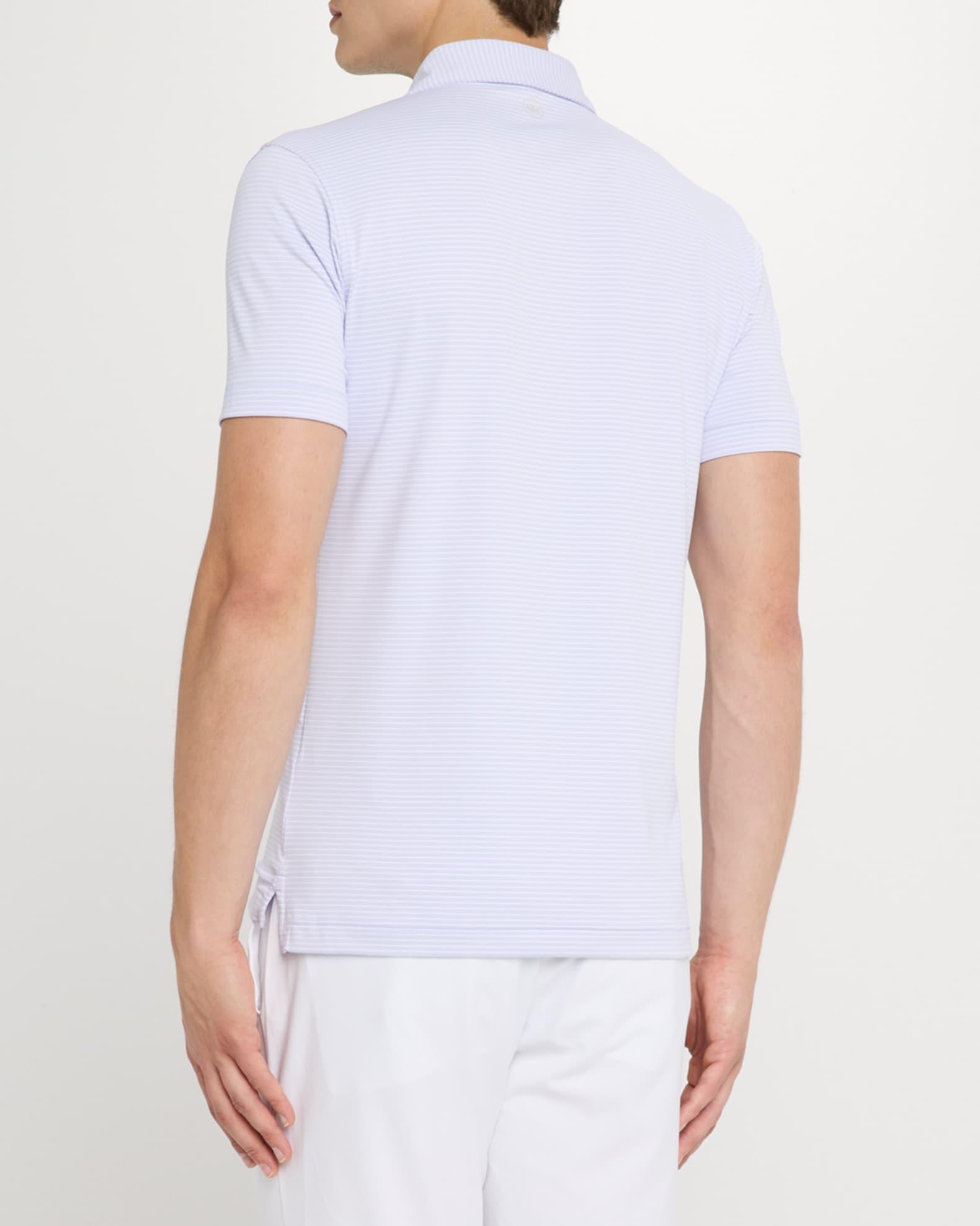 Men's Ballad Stripe Performance Jersey Polo Shirt Product Image