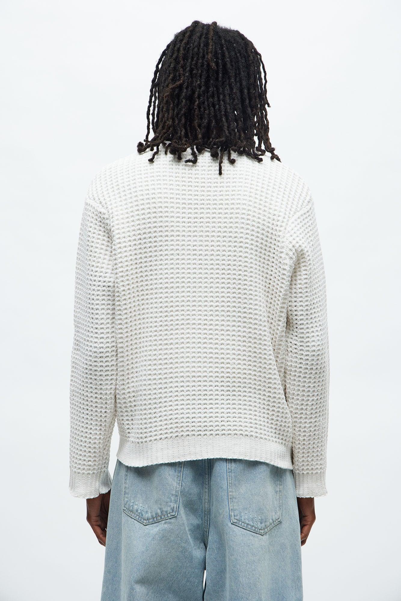 Fisher Crewneck Sweater - Off White Product Image