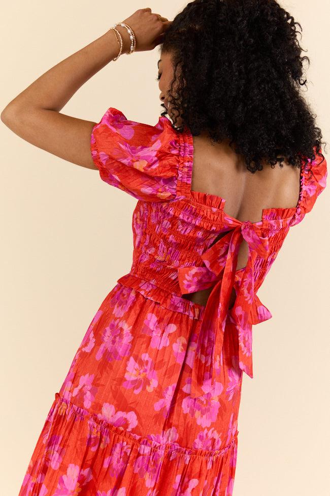 Easy To Impress Purple and Orange Maxi Dress FINAL SALE Product Image