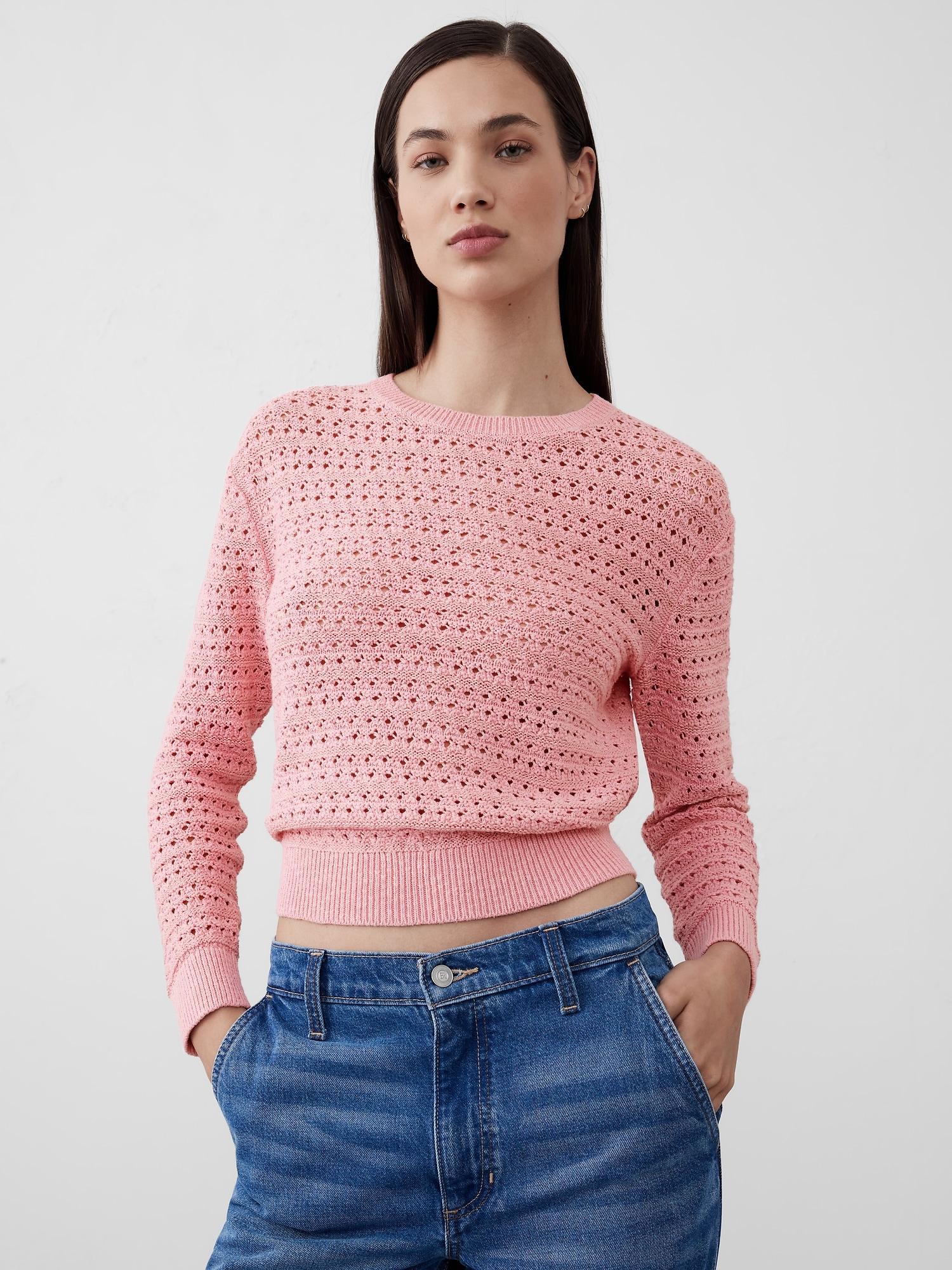 Open Stitch Pullover Sweater Product Image