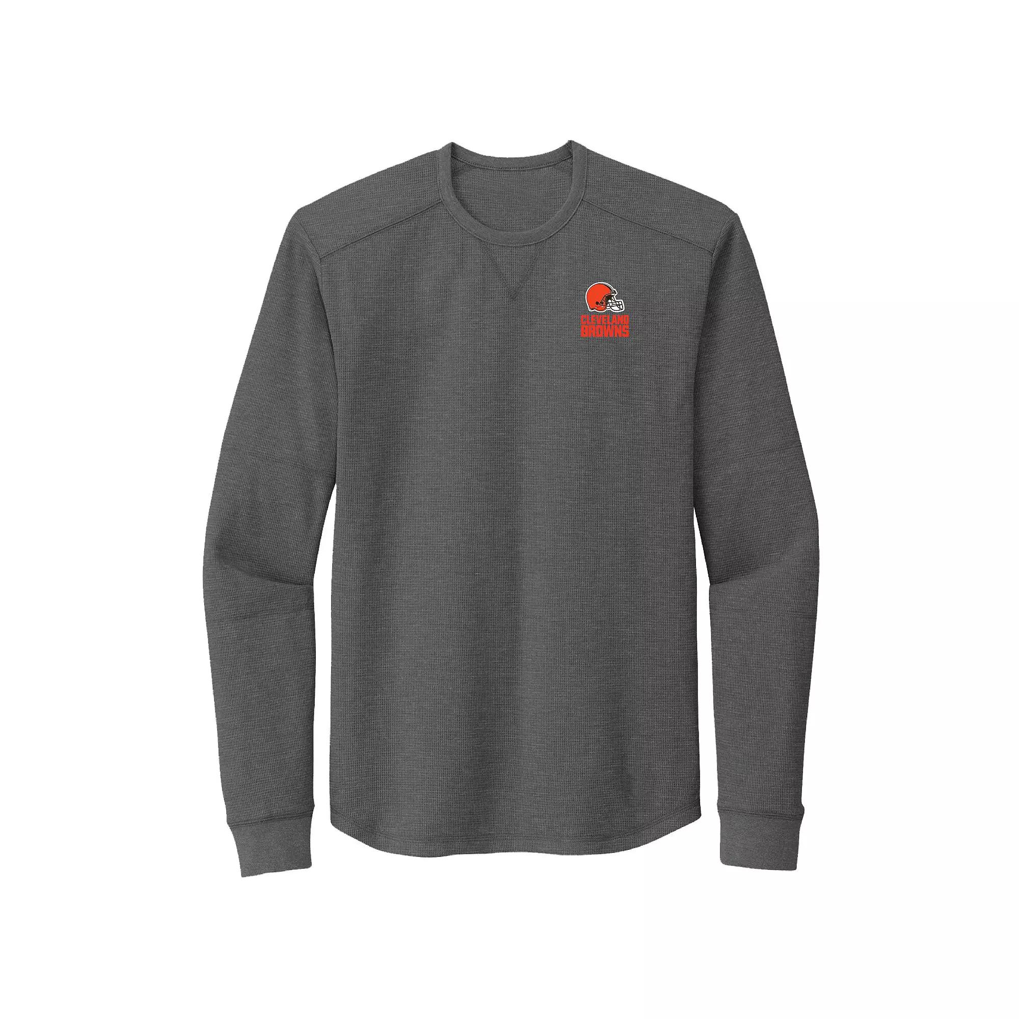 Men's Dunbrooke Heather Gray Miami Dolphins Cavalier Long Sleeve T-Shirt,  Product Image