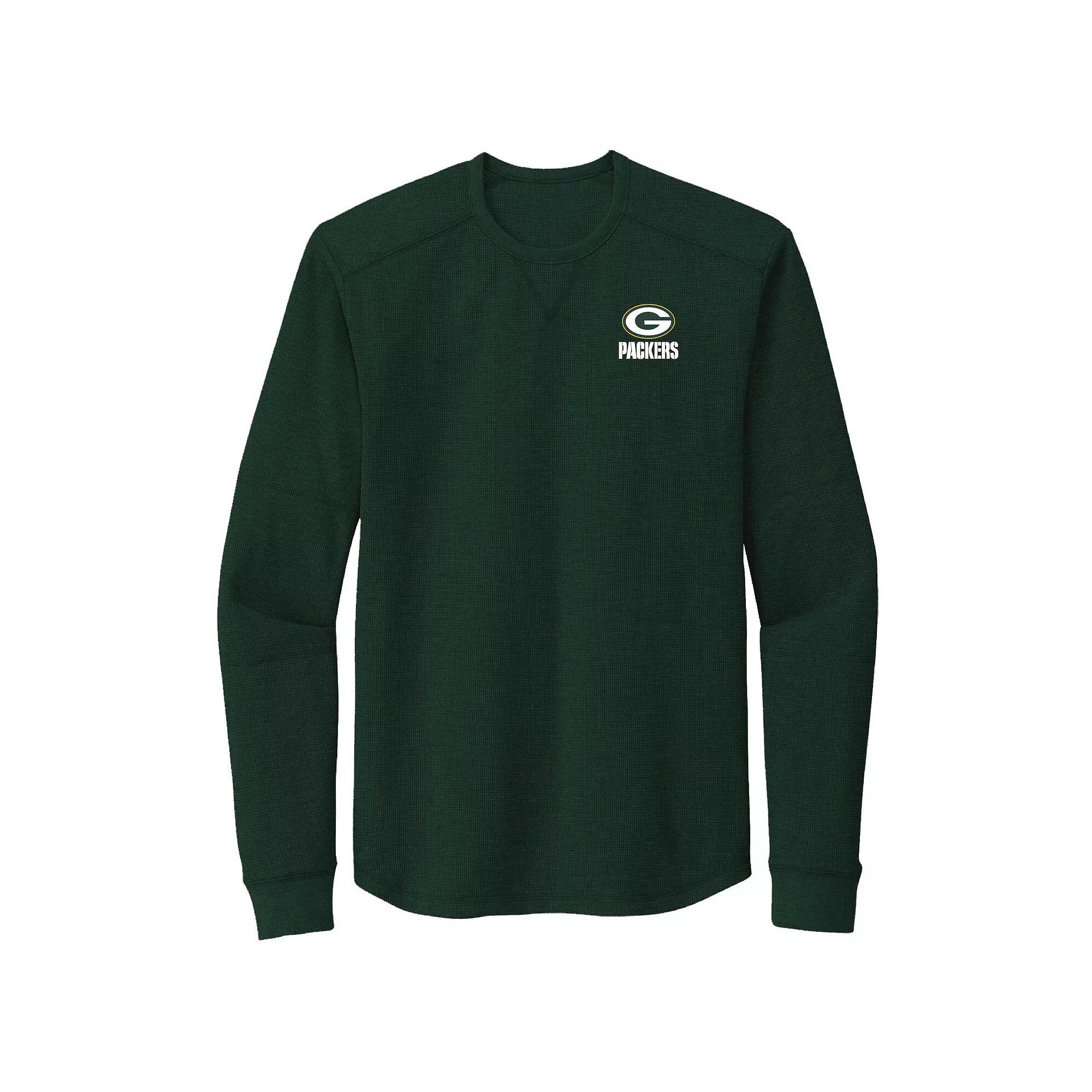 Men's Dunbrooke Green Green Bay Packers Cavalier Long Sleeve T-Shirt,  Product Image