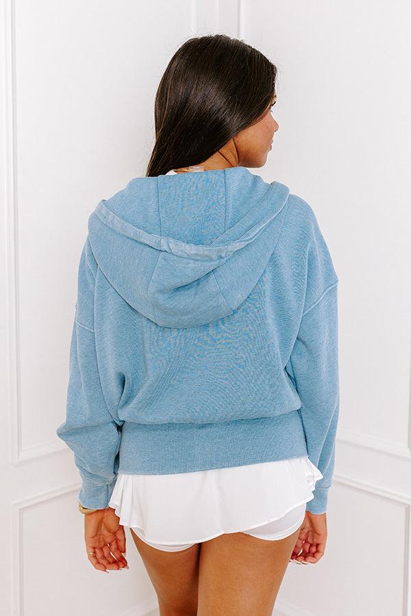 Along The Path Sweater In Blue Product Image