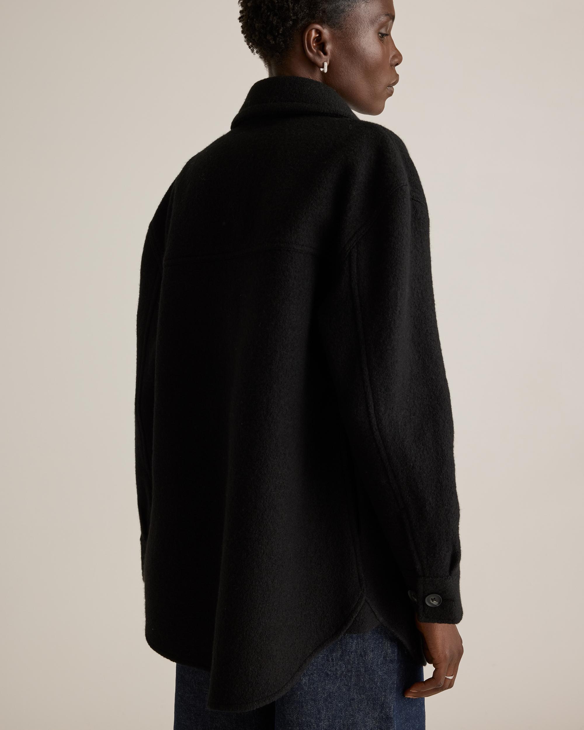 Quince | Women's 100% Merino Wool Shirt Jacket Size XL Product Image