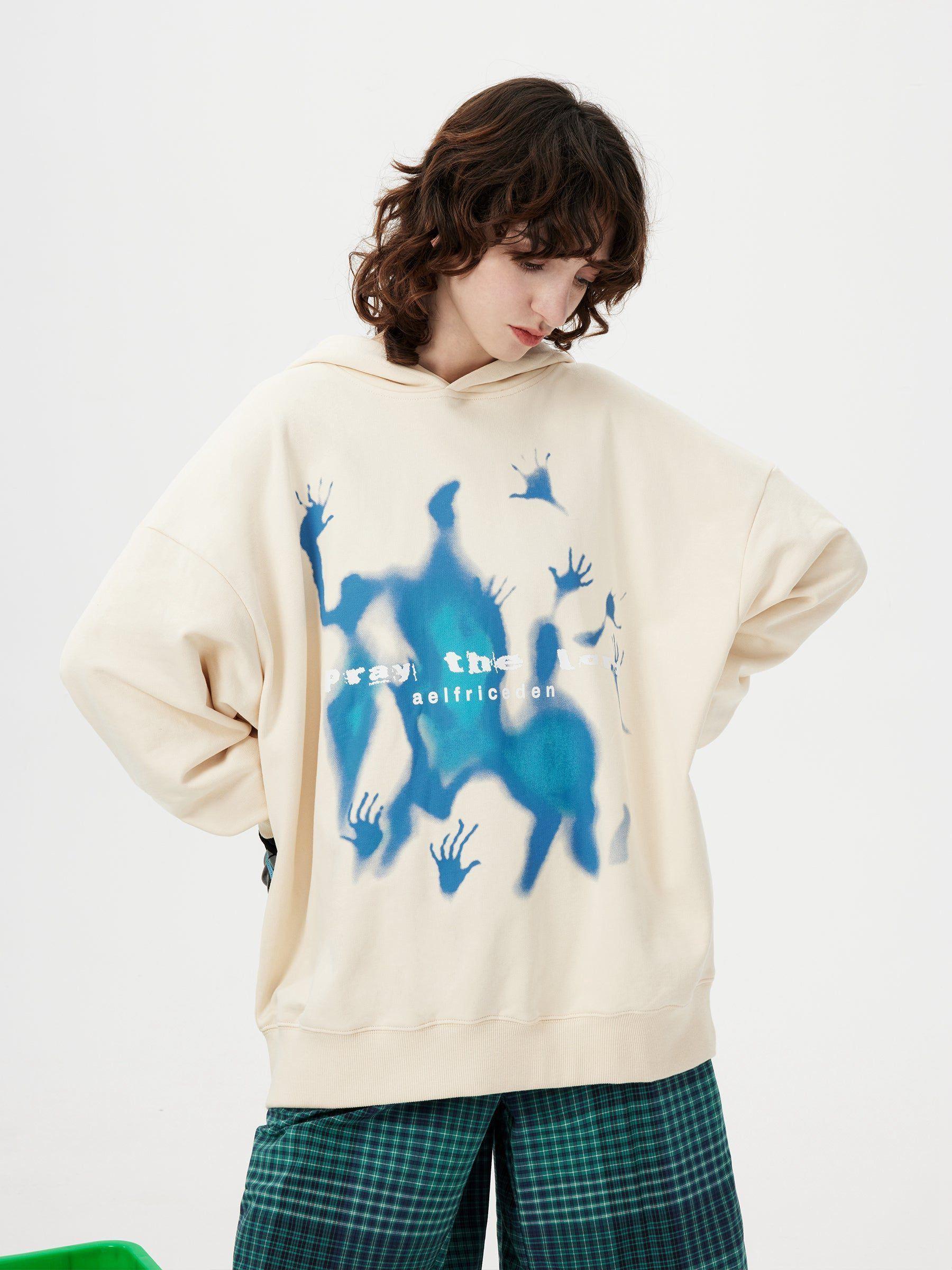Aelfric Eden Abstraction Shadow Graphic Hoodie Product Image