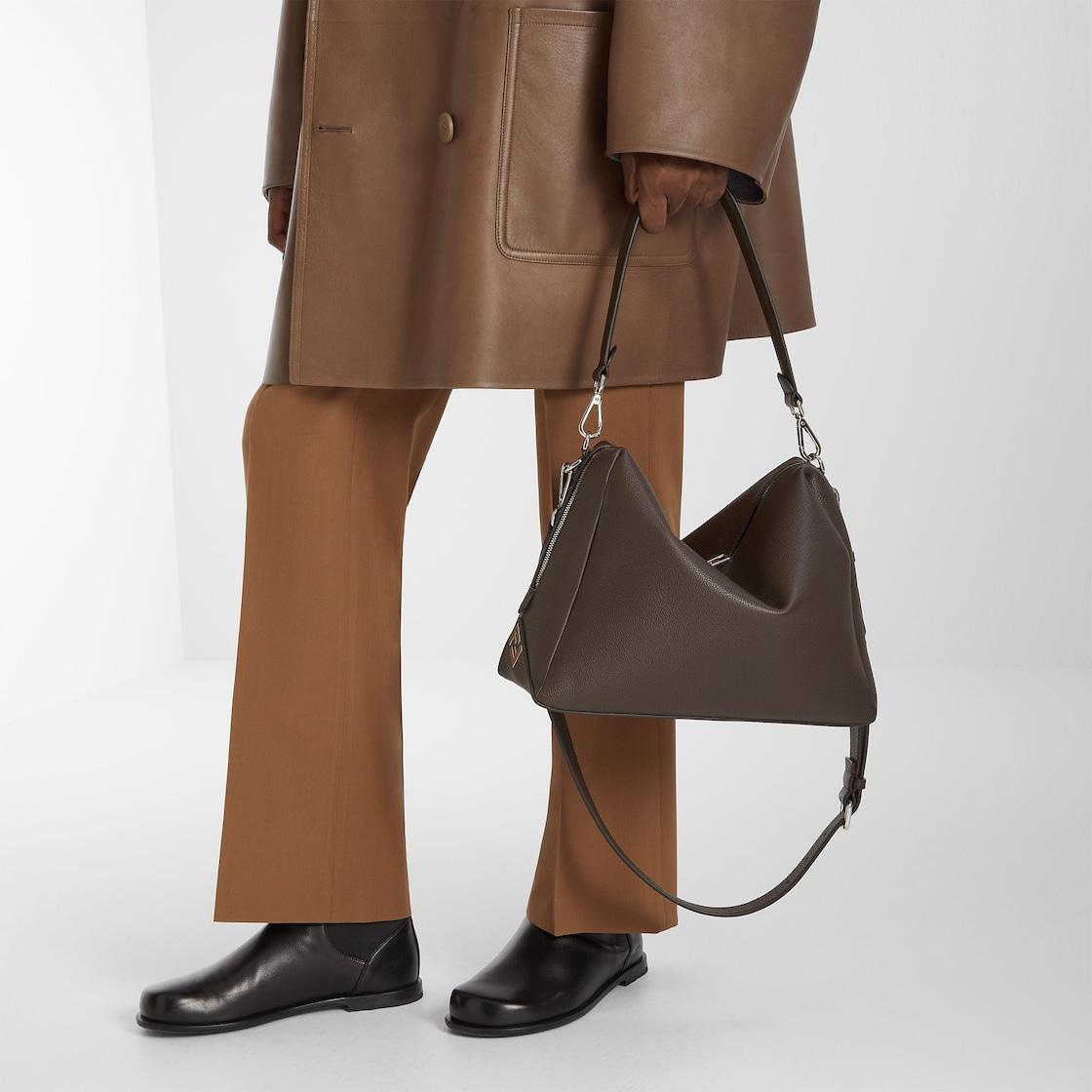 Fendi Lui LargeDark brown leather bag Product Image