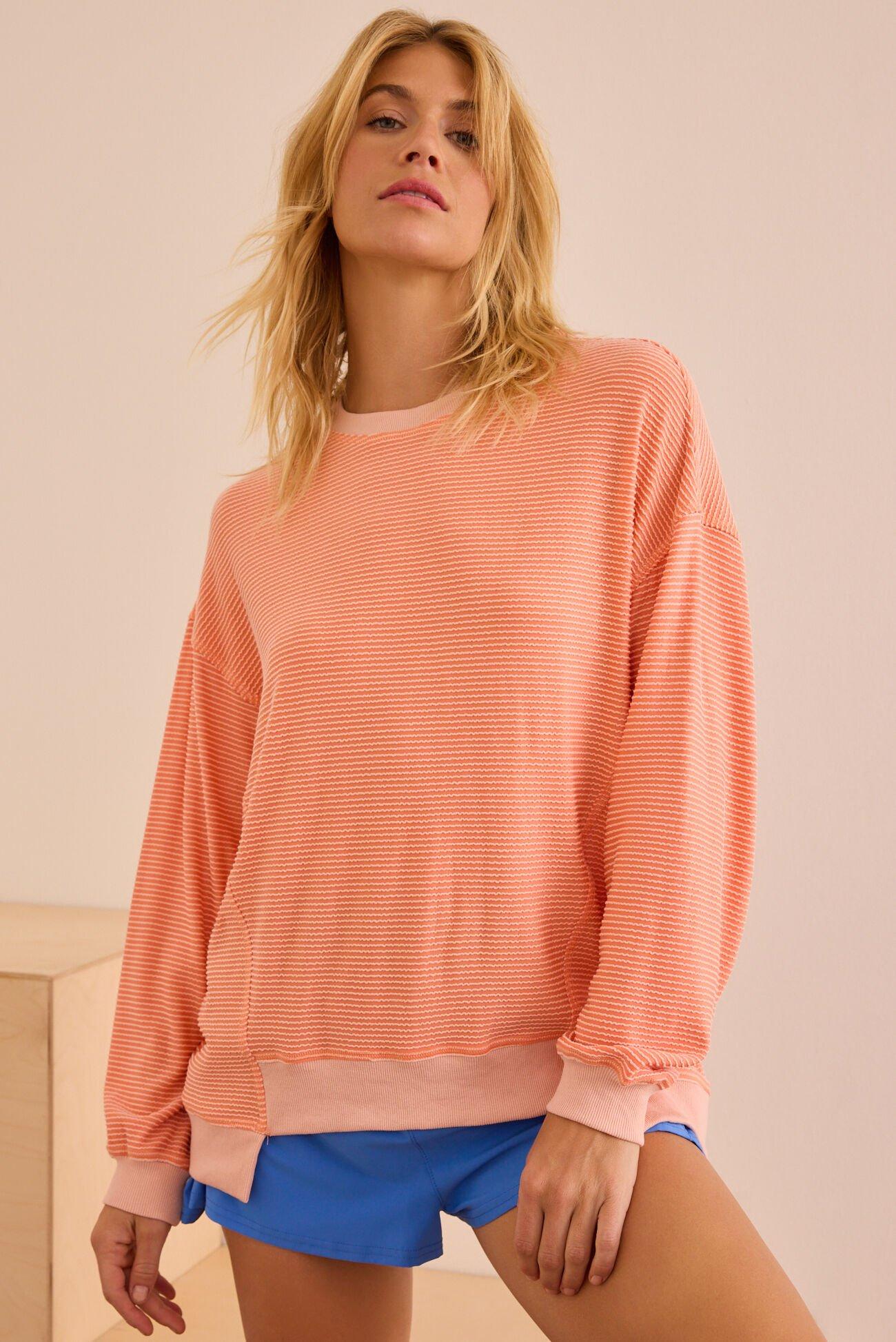 Dig Deep Striped Crewneck Product Image