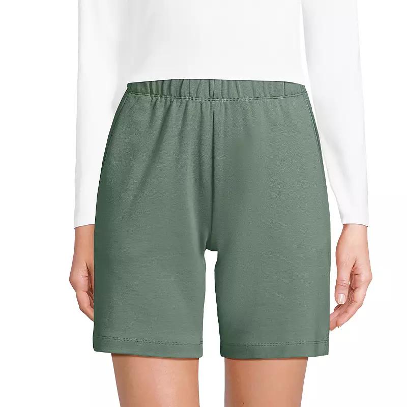 Women's Lands' End Sport Knit Pull-On Shorts,  Product Image
