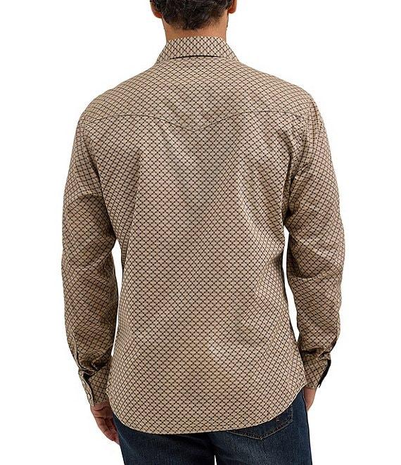 Wrangler® Retro® Printed Long Sleeve Woven Western Shirt Product Image