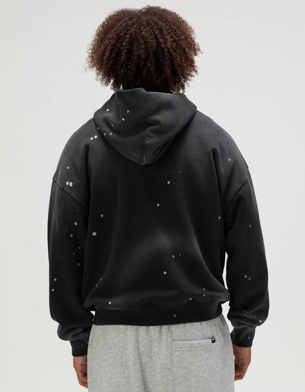 RSQ Mens Oversized Hoodie - WASHED BLACK Product Image
