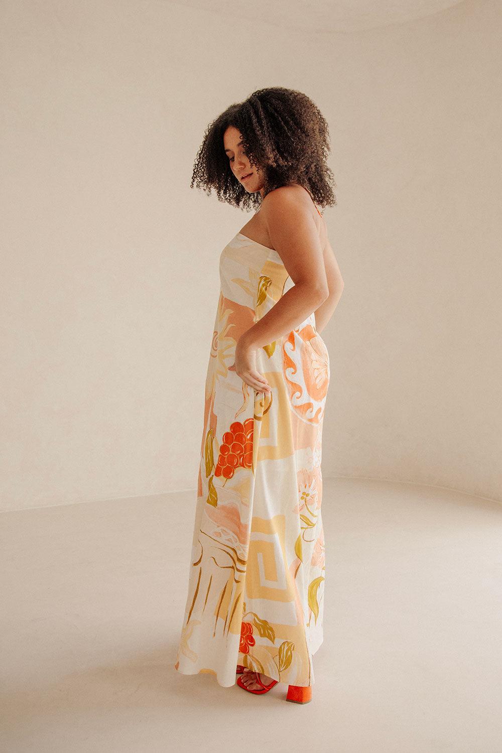 Aerin Dress - Thalassa Rust Product Image