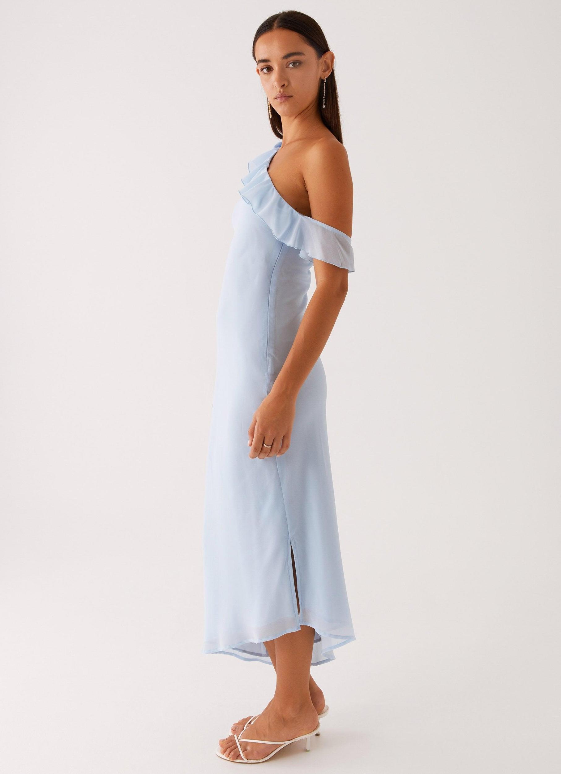 Faithful Midi Dress - Blue Product Image
