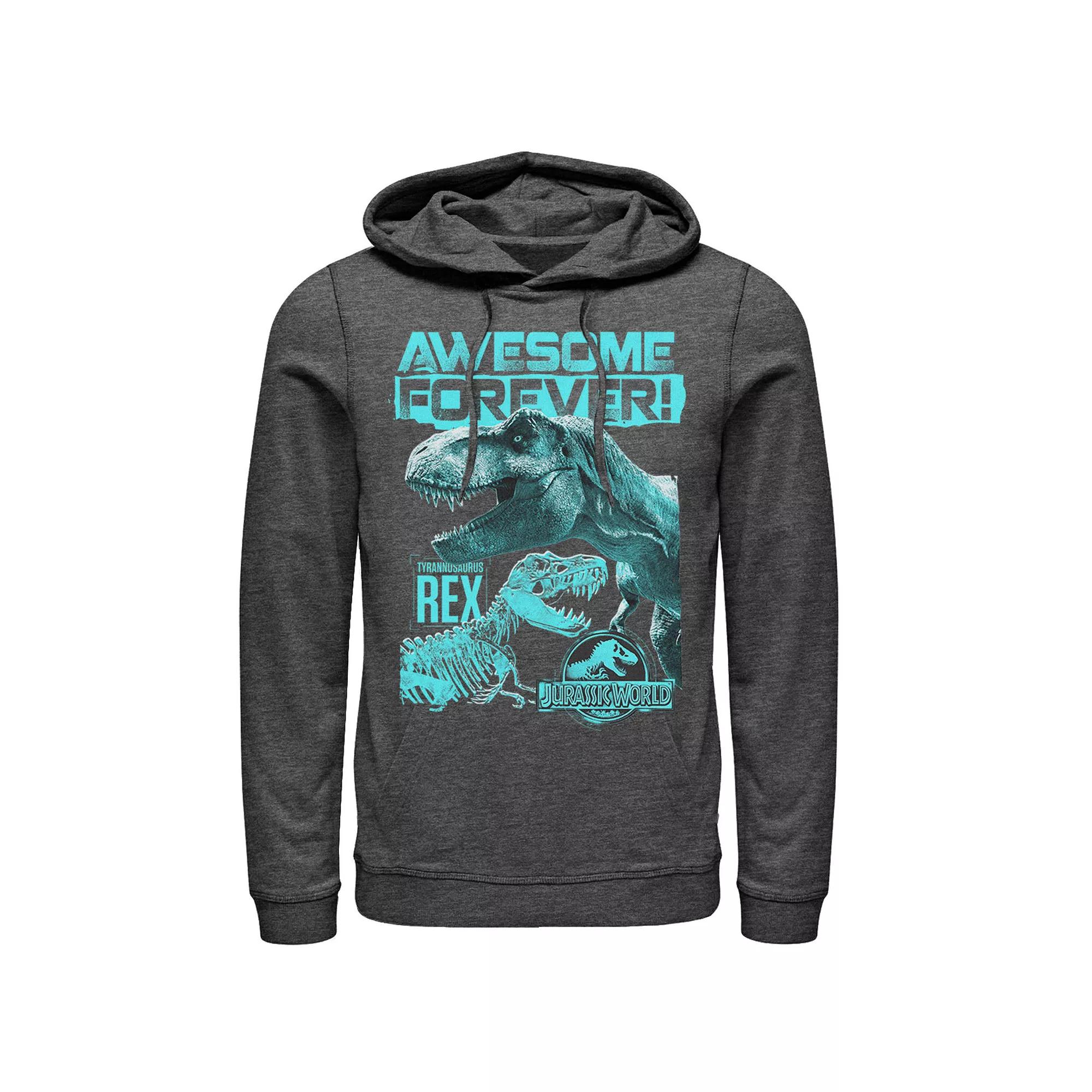 Men's Jurassic World Two T-Rex Awesome Forever Hoodie,  Product Image