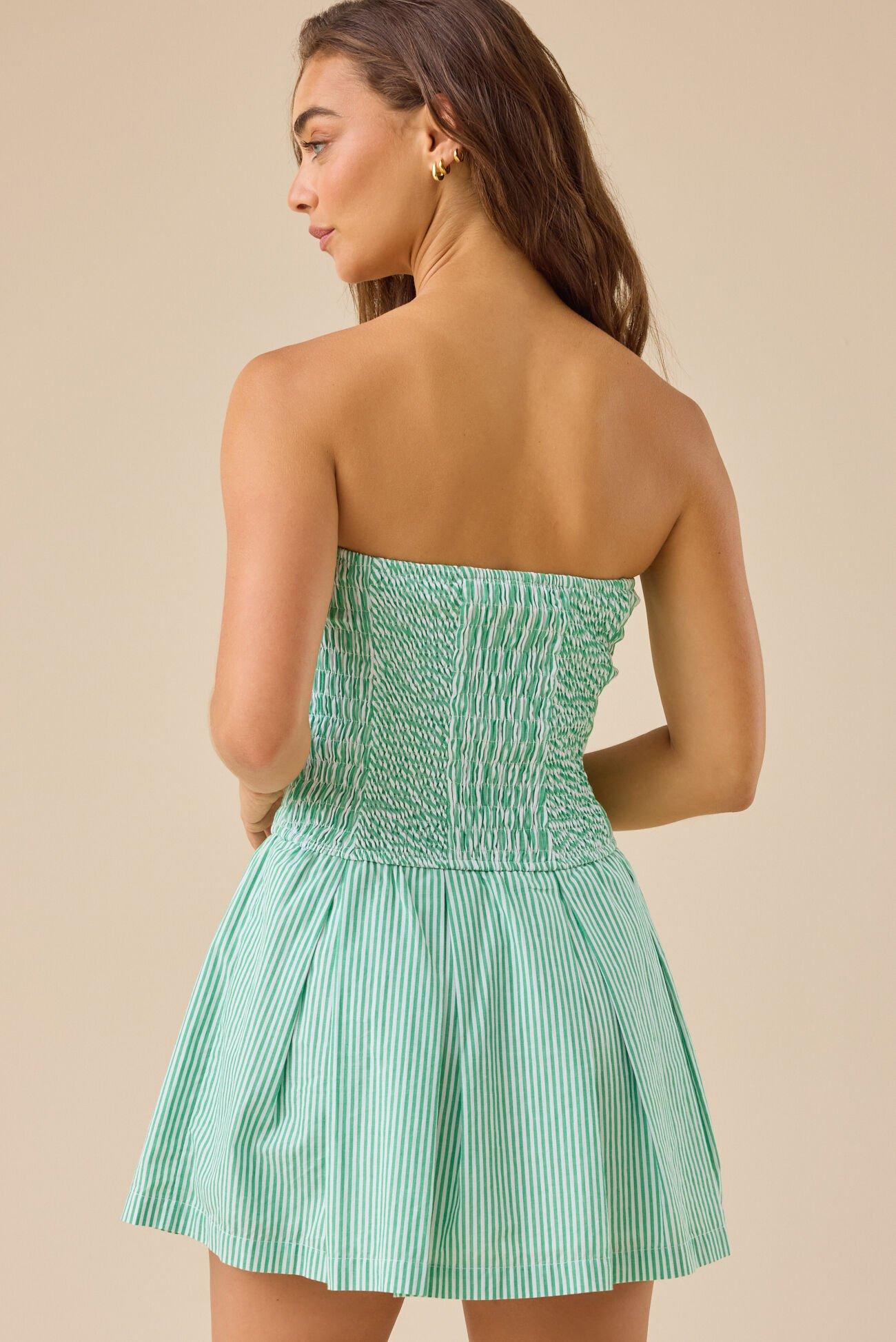 Leila Smocked Mini Dress Product Image