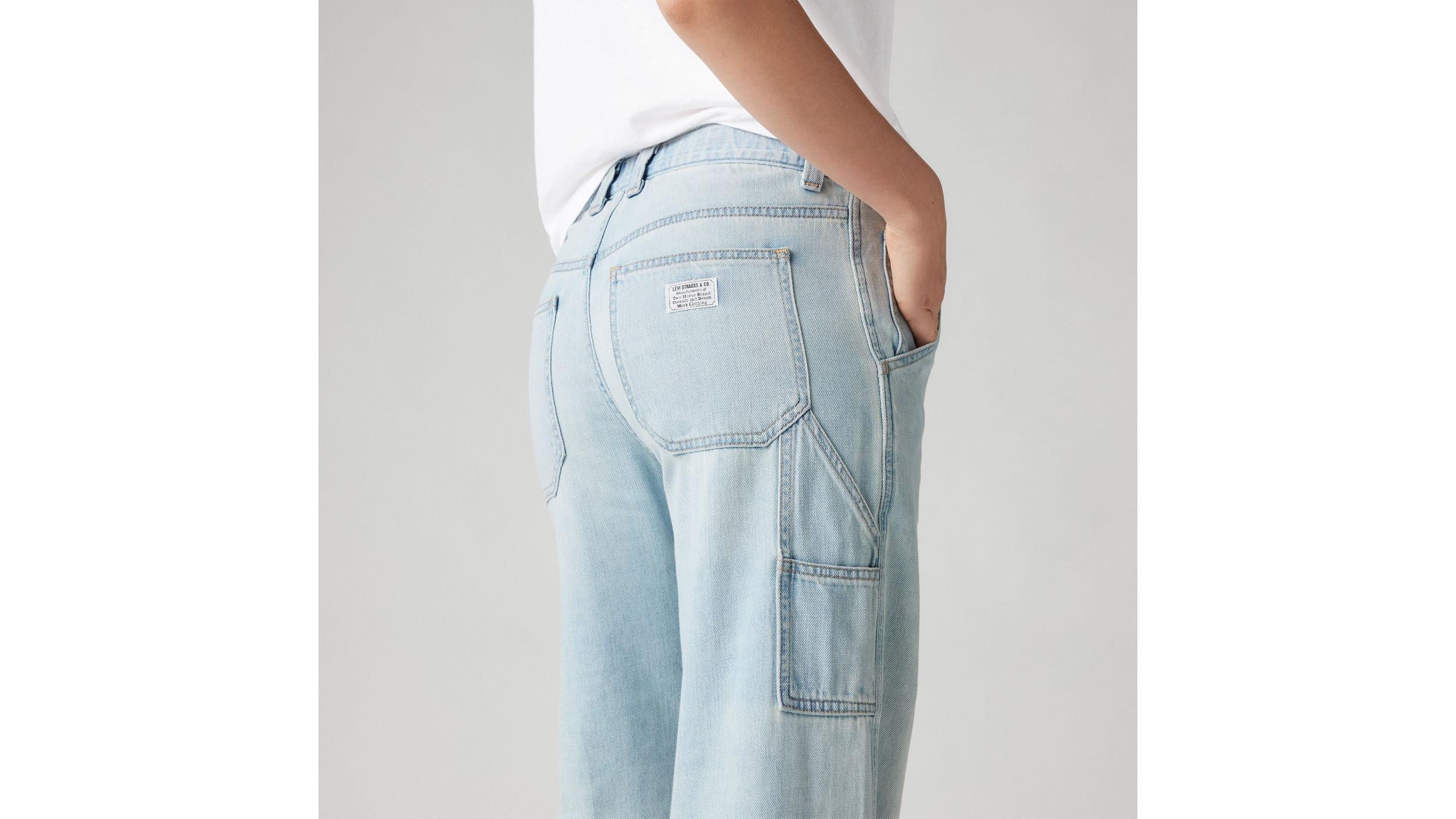 Baggy Carpenter Linen+ Denim Lightweight Women's Jeans Product Image