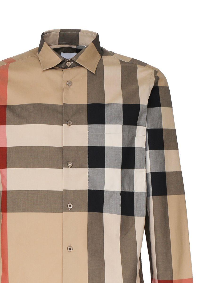 checkered cotton shirt Product Image