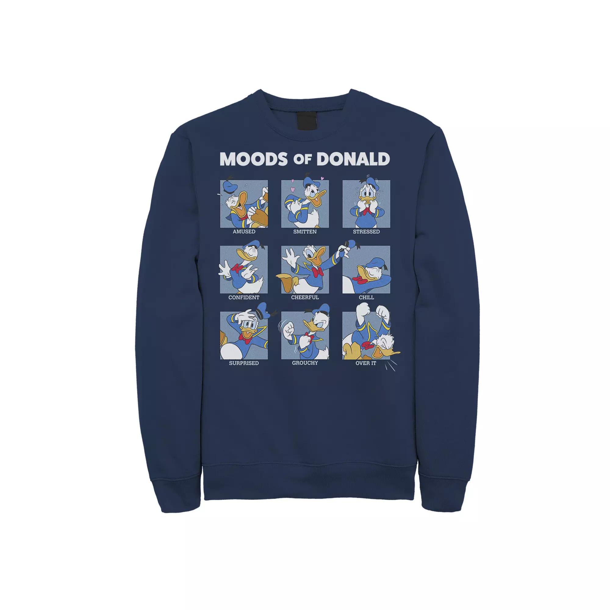 Disney's Mickey & Friends Donald Duck Moods Box Up Men's Sweatshirt,  Product Image