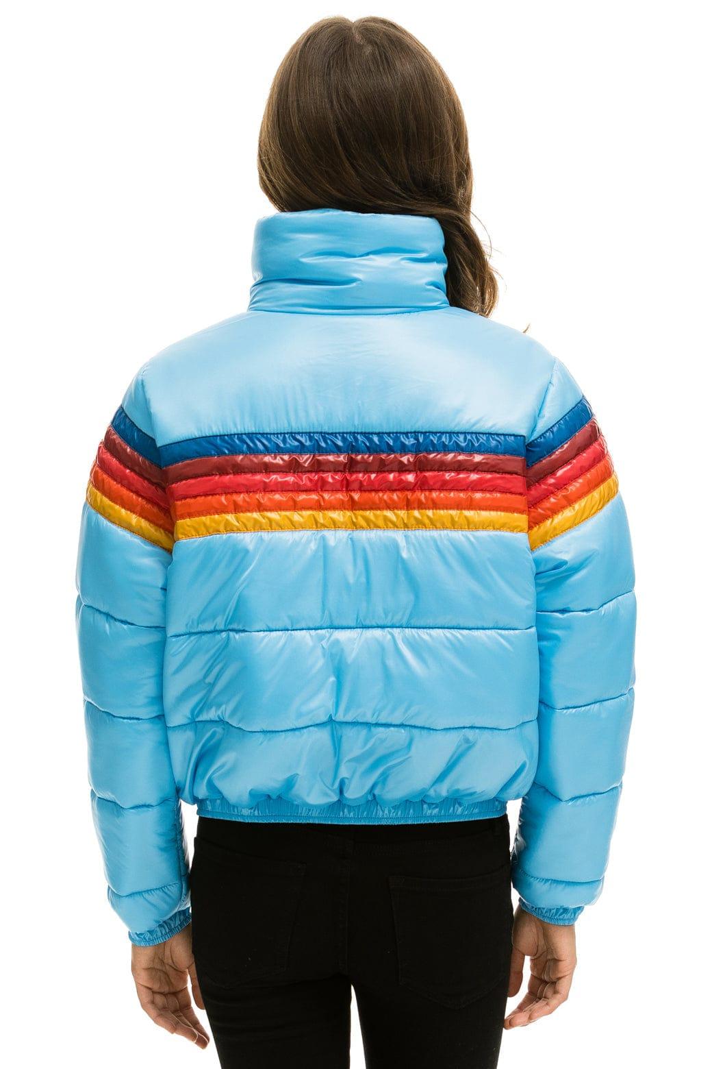 5 STRIPE APRES JACKET - GLOSSY SKY Female Product Image