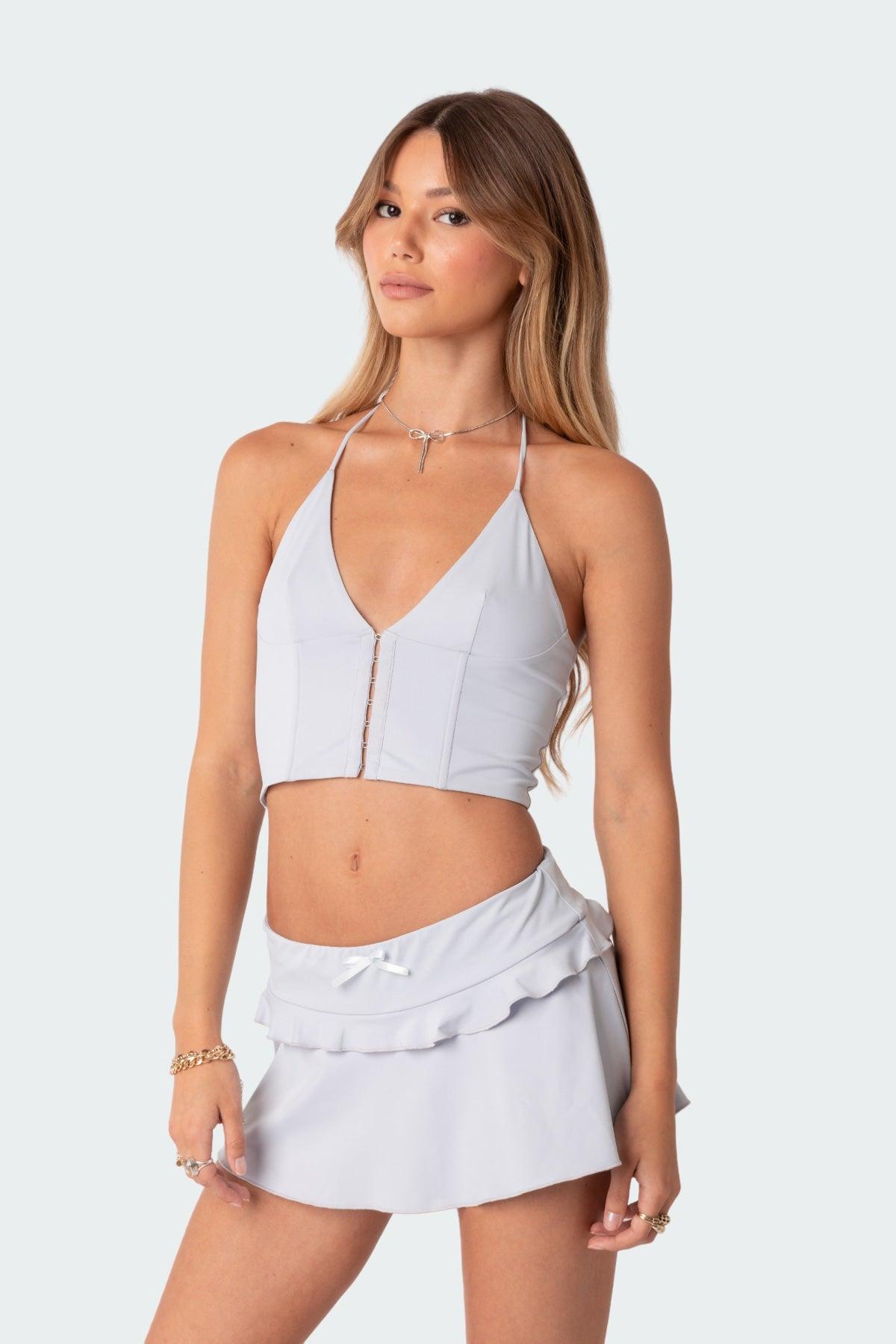 Pamela Ruffled Mini Skort Product Image