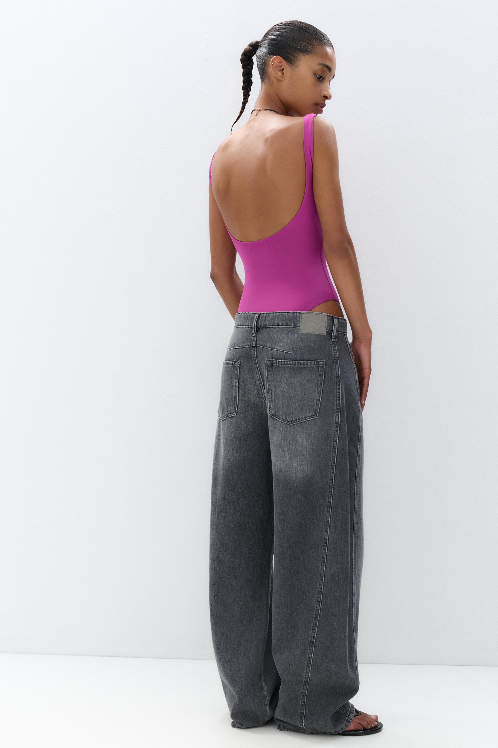 Strappy polyamide bodysuit Product Image