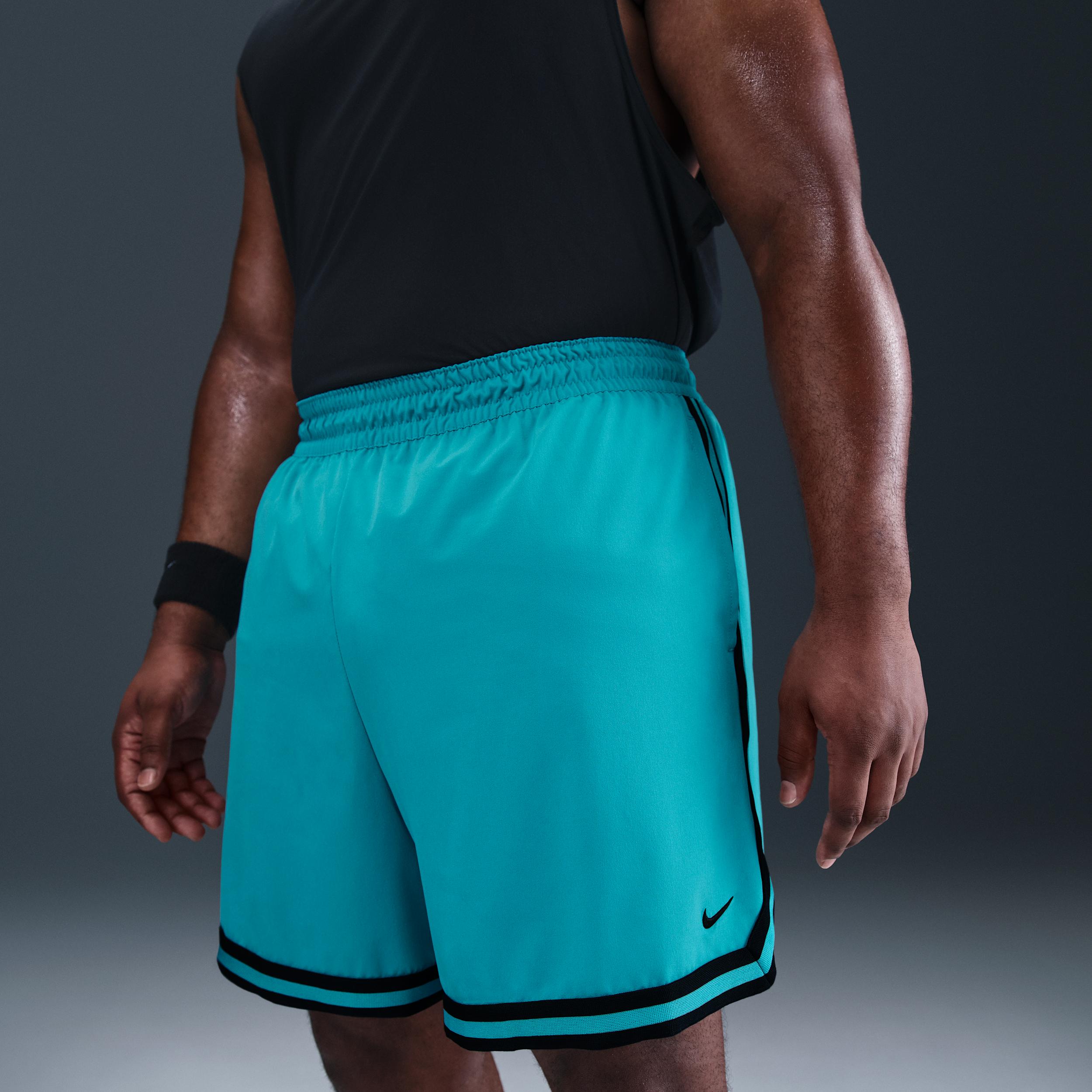 Nike Mens DNA Dri-FIT 6 UV Woven Basketball Shorts | FN2659-345 Product Image