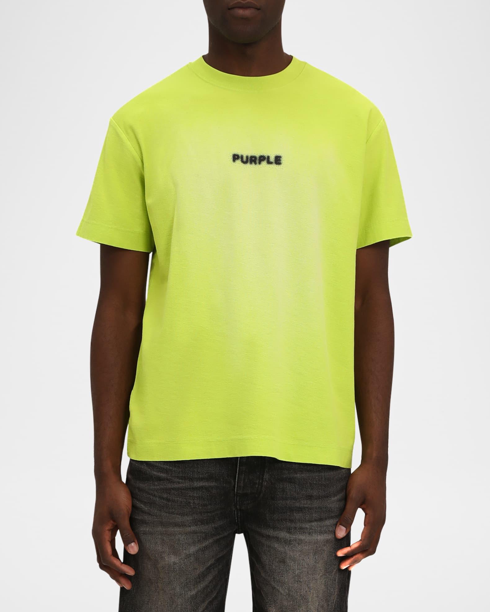 Men's Textured Logo Cotton Jersey Tee Product Image