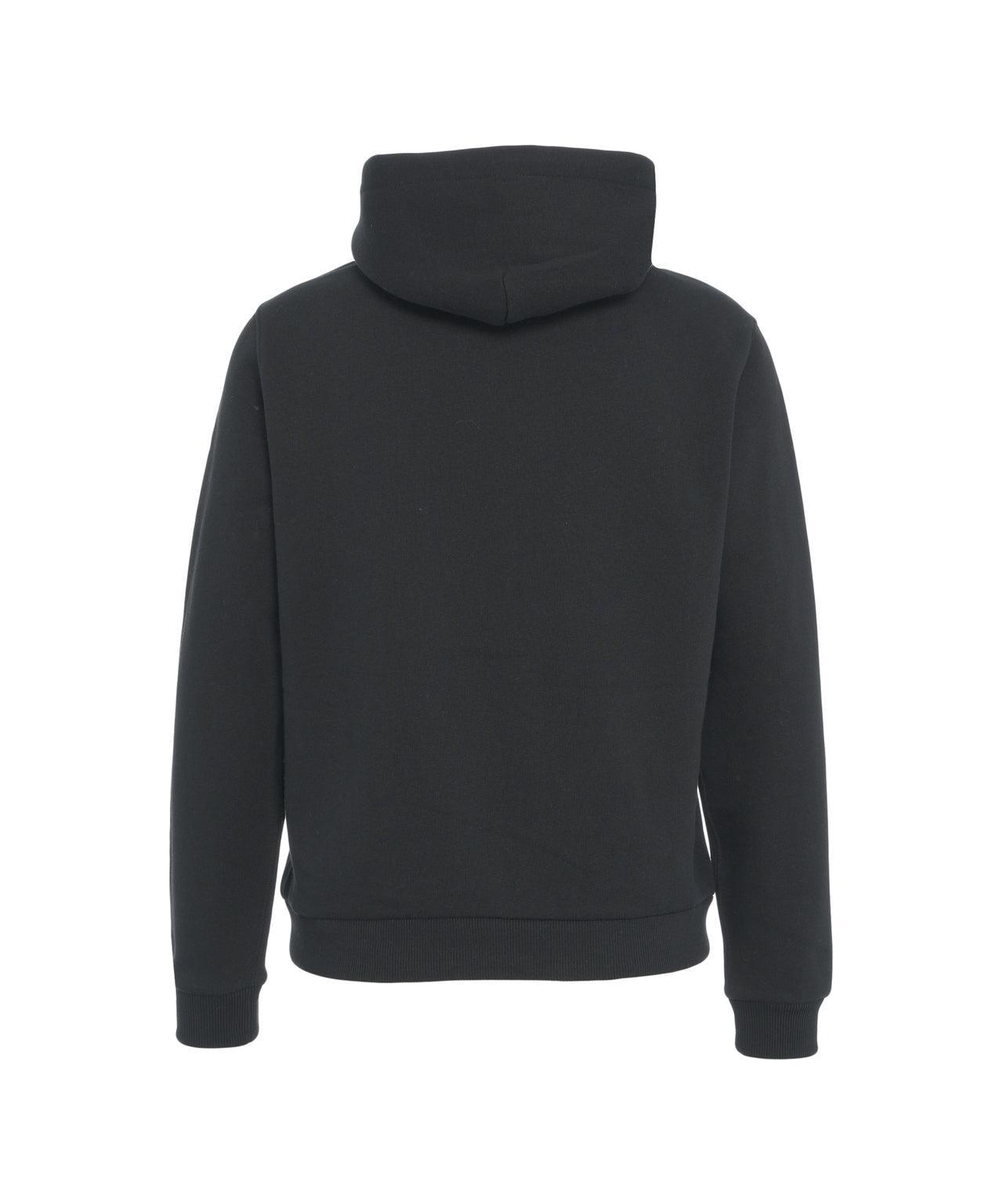 Zip hoodie with logo embroidery Product Image