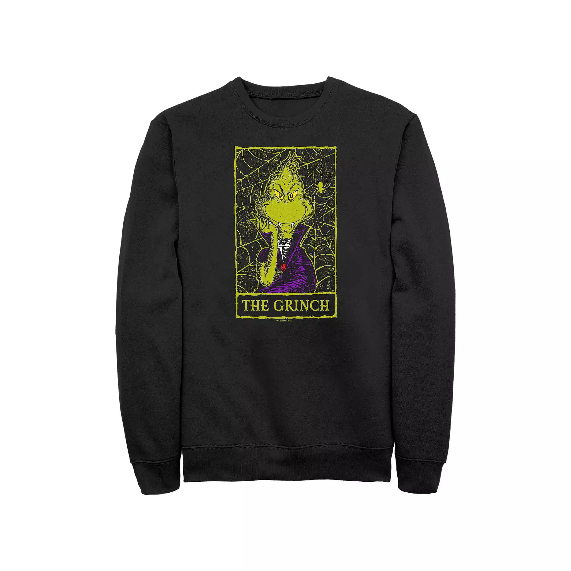 Men's Dr. Seuss The Grinch Card Men's Graphic Fleece,  Product Image