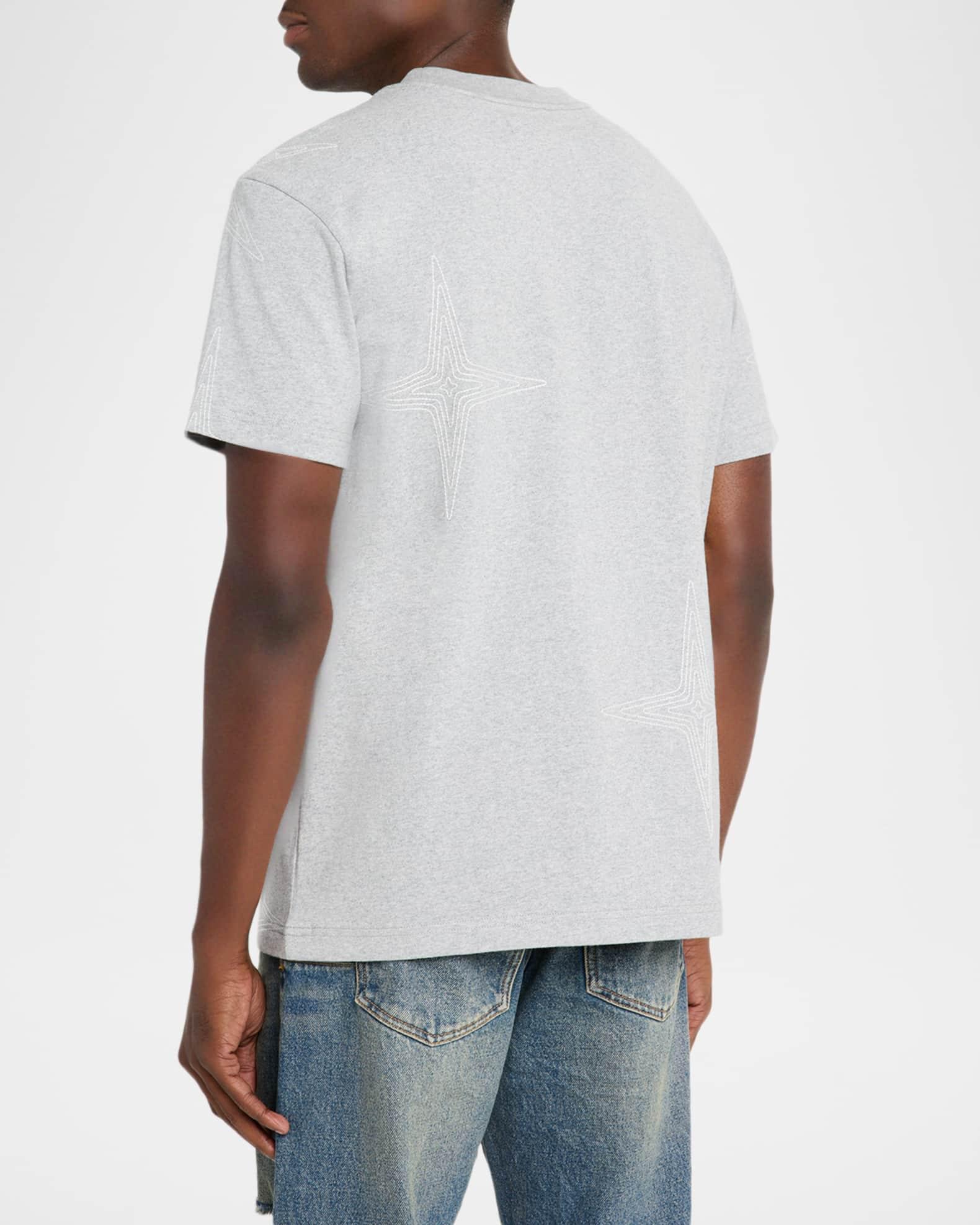 Men's Star Overlay Graphic Logo T-Shirt Product Image