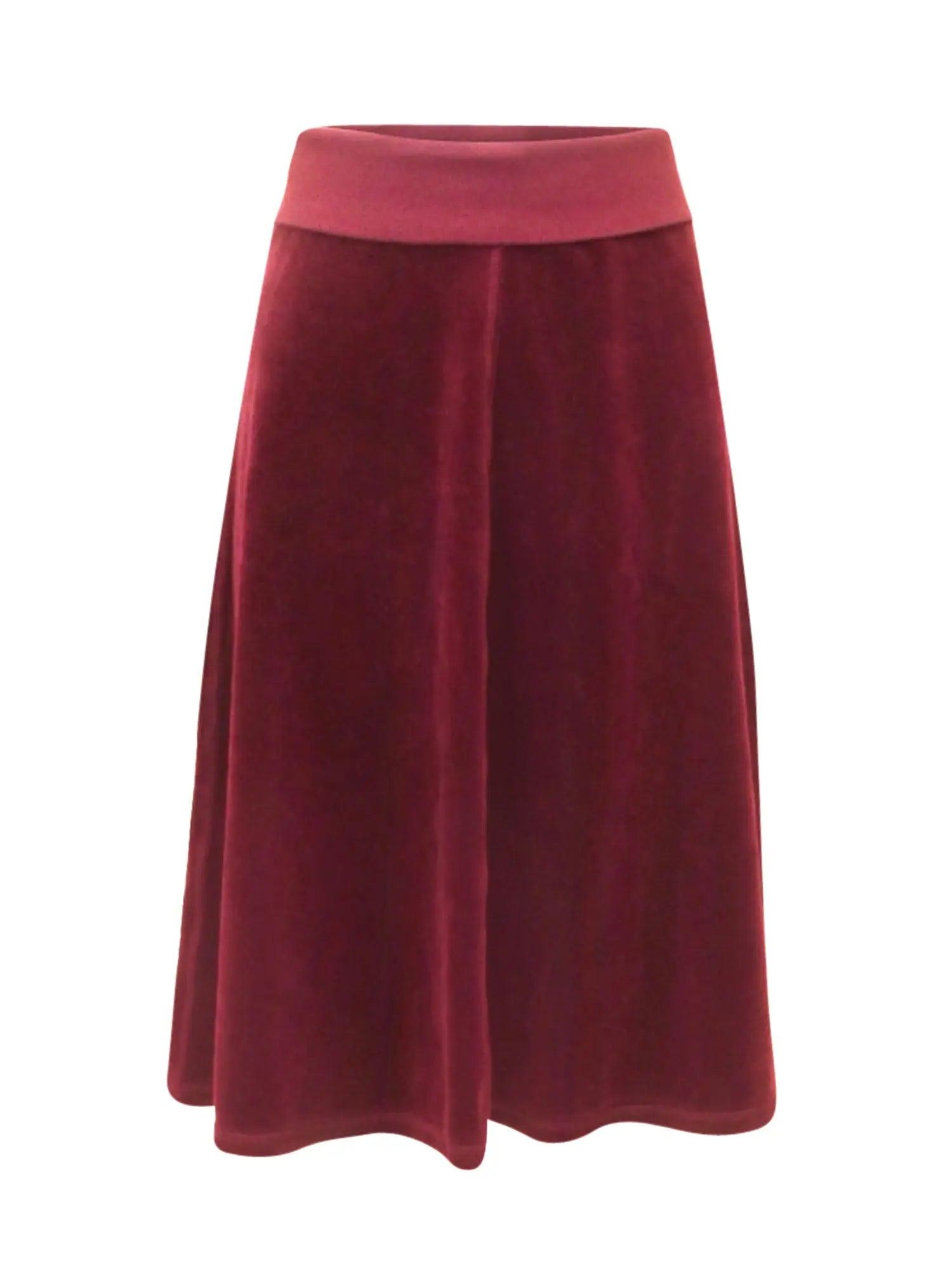 Hard Tail Velour Flair Skirt V-127 Product Image
