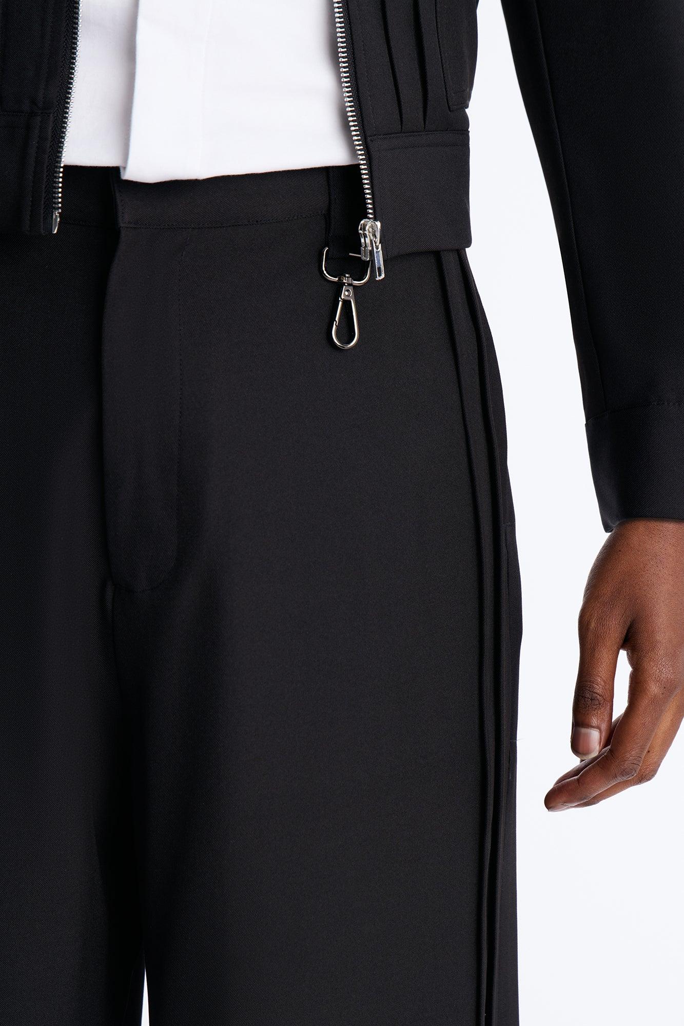 Baggy Vertical Sync Trouser - Black Male Product Image