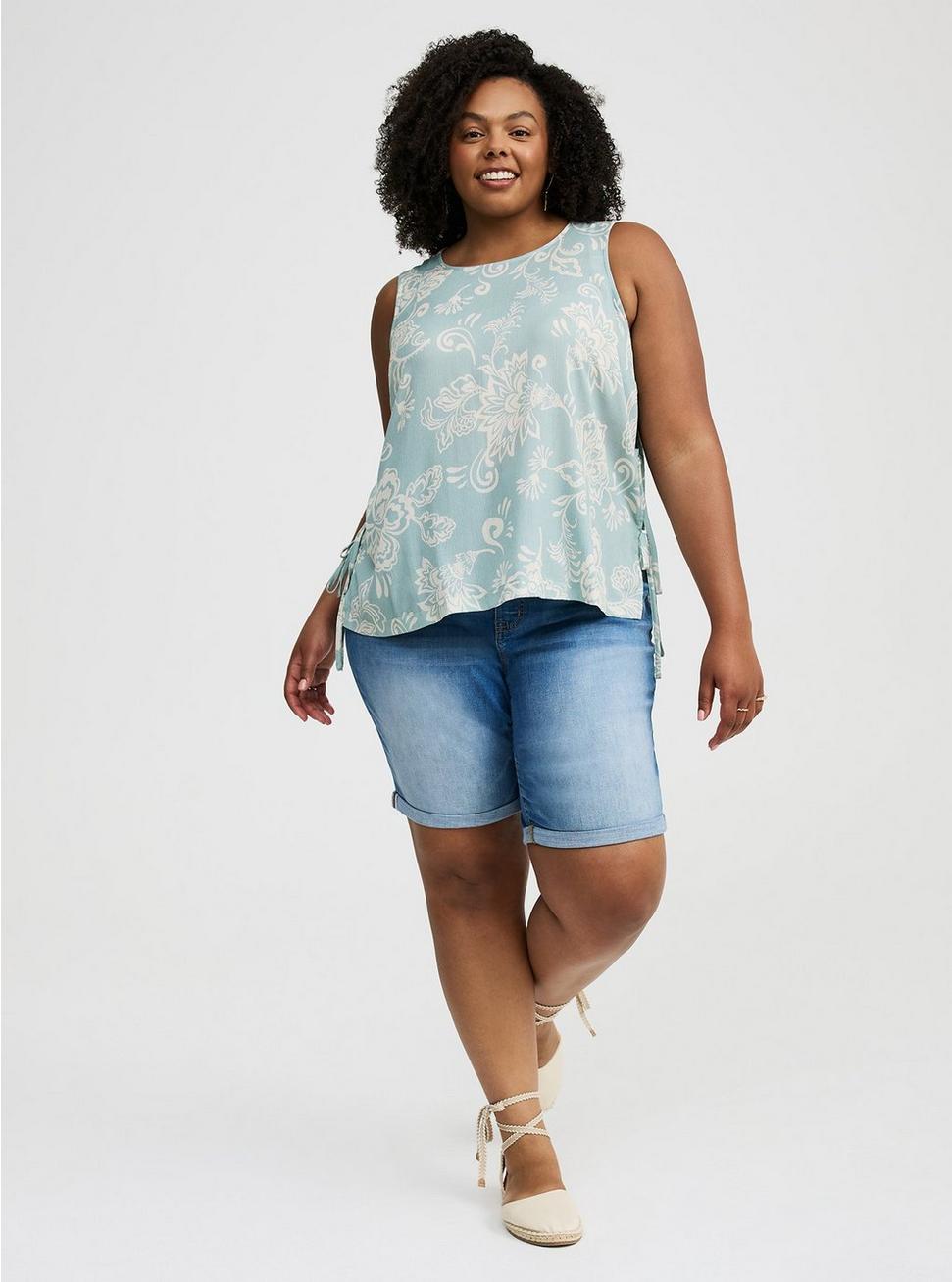 Crinkle Gauze Side-Tie Top Product Image