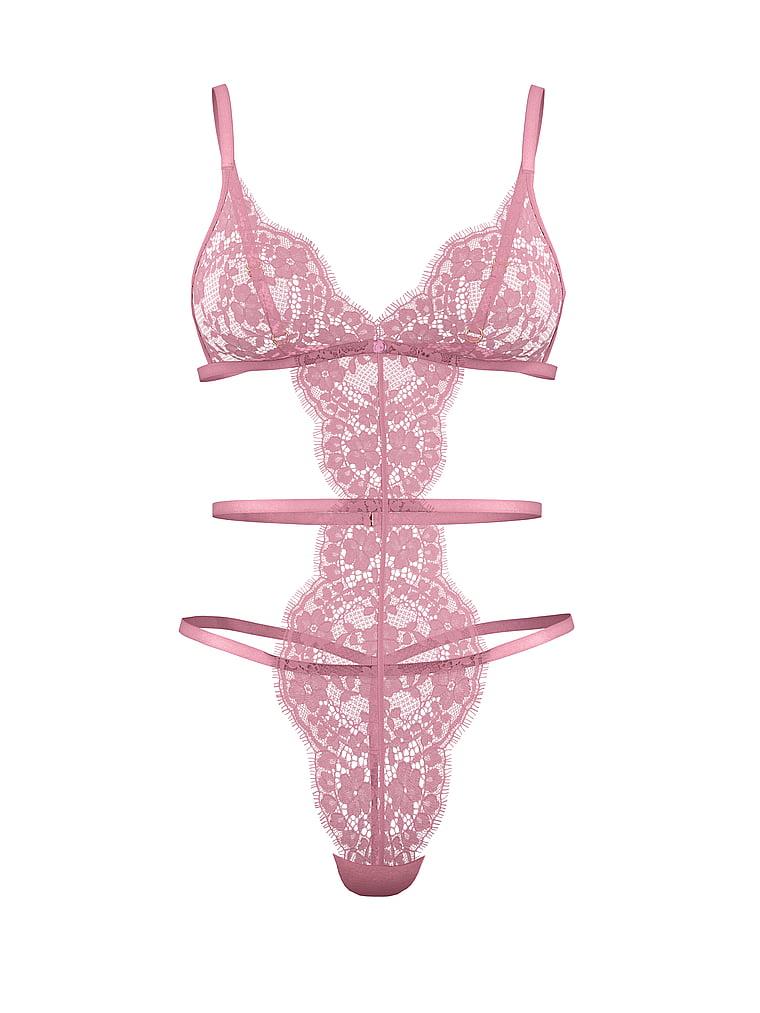 Dare to Dream Lace Strappy Triangle Teddy Product Image