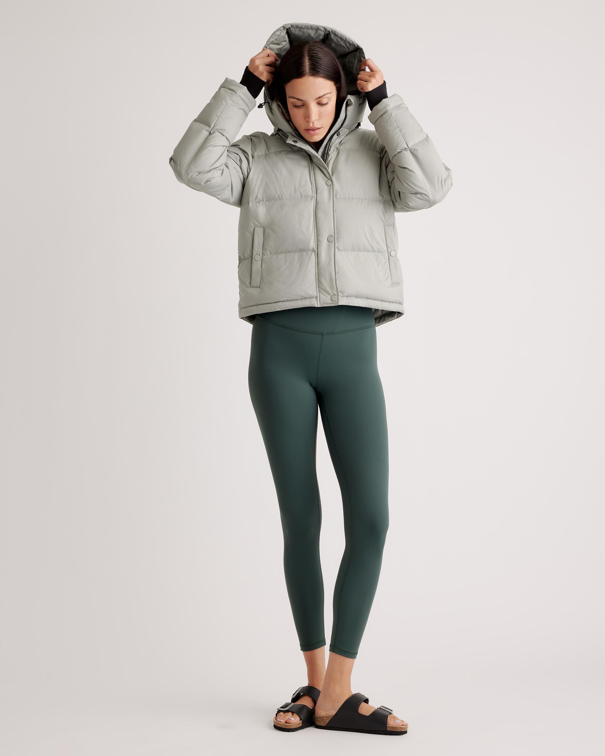 Quince | Women's Responsible Down Cropped Puffer Jacket Recycled Polyester Product Image