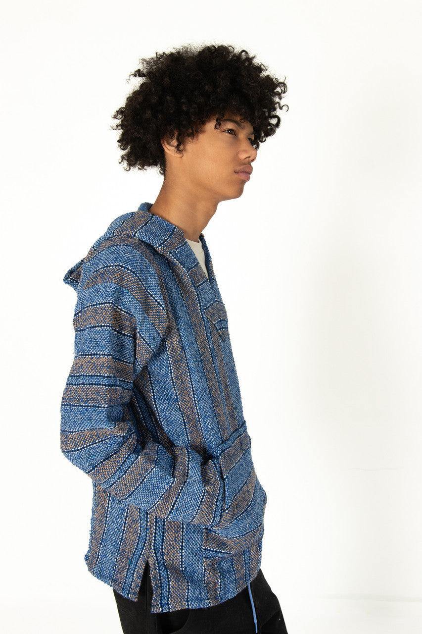 Lightweight Storm Cloud Baja Hoodie Product Image