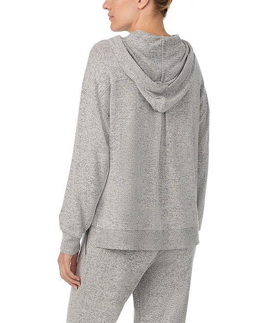 Donna Karan Knit Long Sleeve Coordinating Lounge Hoodie Product Image
