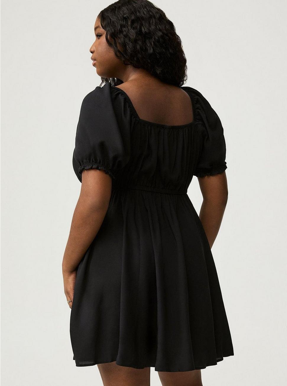 Mini Puff-Sleeve Dress Product Image