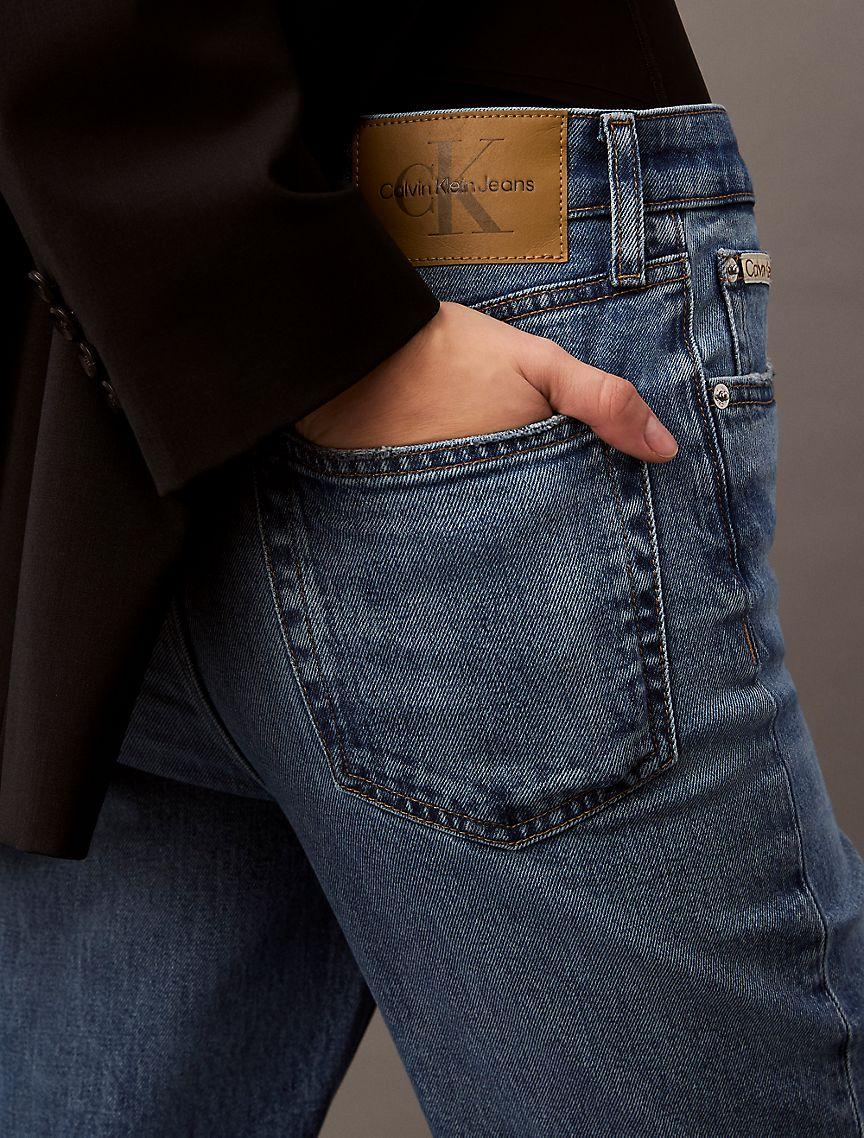 High Rise Straight Jeans Product Image