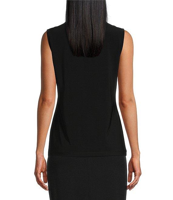 Preston & York Selena Crew Neck Sleeveless Knit Tank Product Image