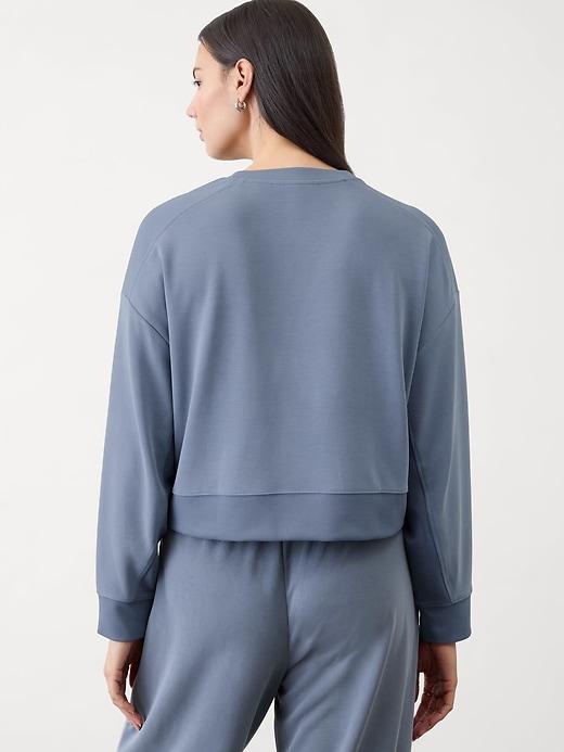 Seasoft Rib Crewneck Sweatshirt Product Image