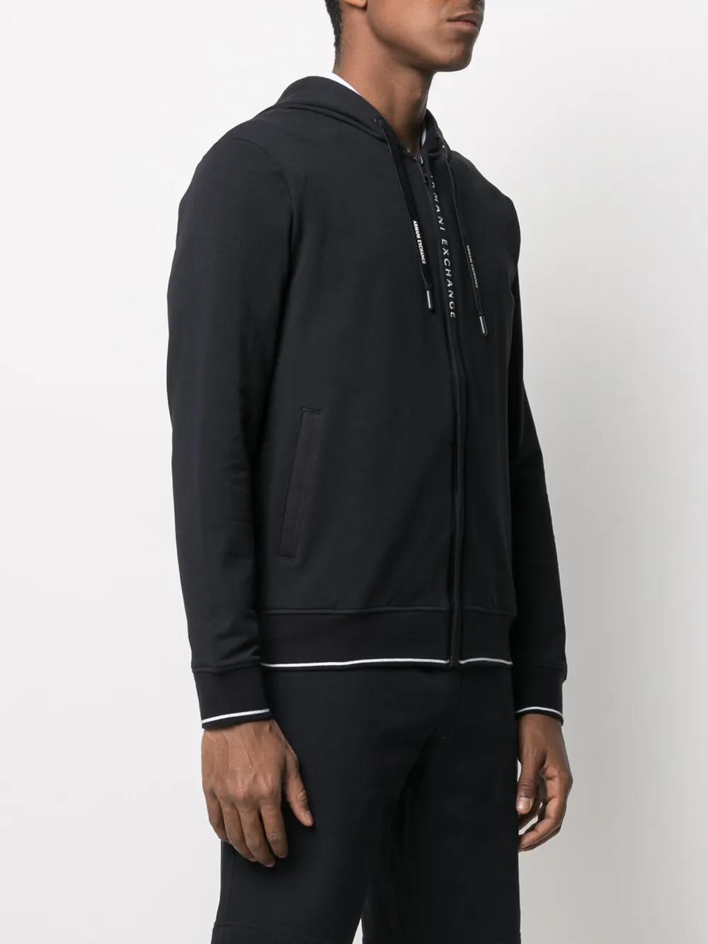 logo-print zip-up hoodie Product Image