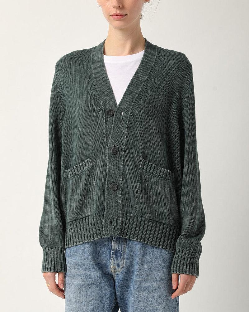 Acid Wash Cardigan - Midnight Product Image